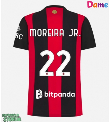 AC Milan Diego Moreira #22 Replika Hjemmebanetrøje Dame 2026-27 Kortærmet